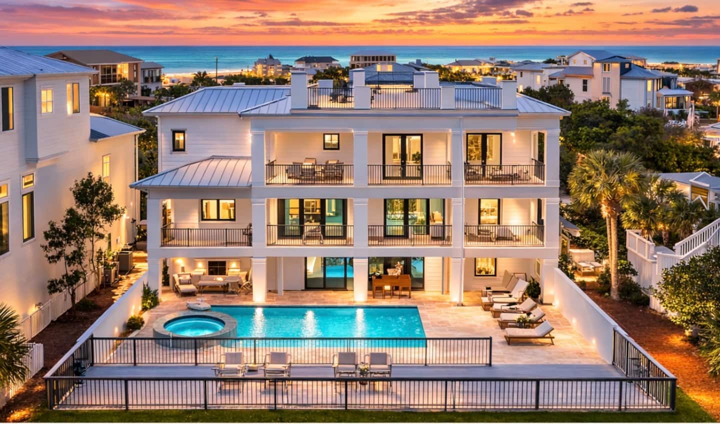Gulf Views-Pool-Beach 2 Min Walk-Hot Tub-Theatre