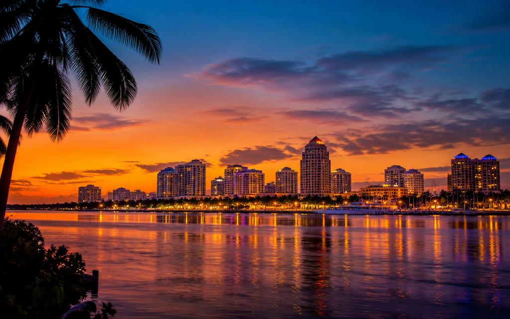 Evening in Fort Myers, Florida