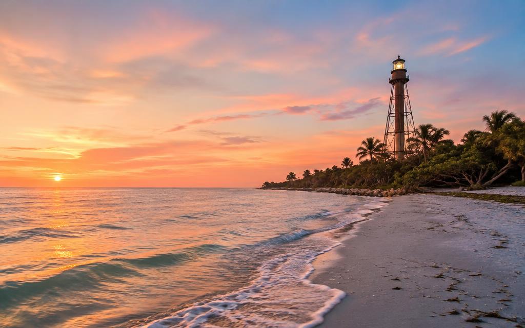 Evening in Sanibel Island, Florida
